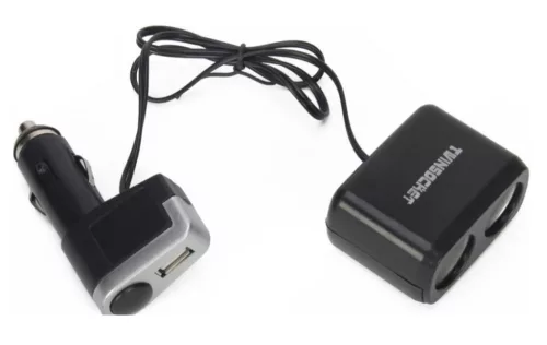 Szivargyújtó elosztó + USB 12V WF0097