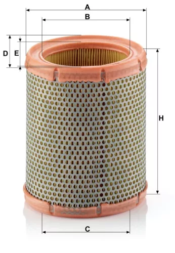 Levegőszűrő Mann Filter C 1460