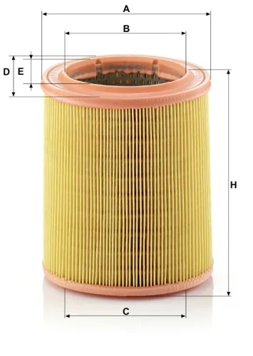 Levegőszűrő Mann Filter C 1472