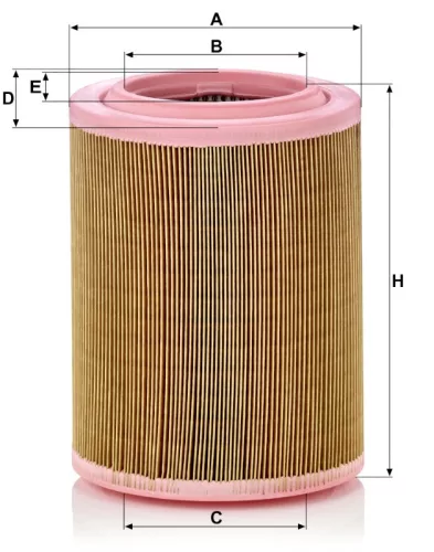 Levegőszűrő Mann Filter C 18 003