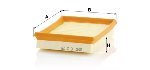 Levegőszűrő Mann Filter C 2129