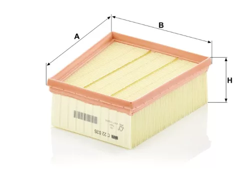 Levegőszűrő Mann Filter C 22 026