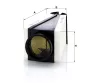 Levegőszűrő Mann Filter C 22 028