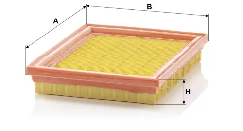Levegőszűrő Mann Filter C 2237