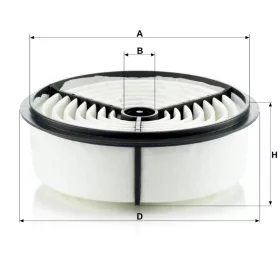 Levegőszűrő Mann Filter C 2262