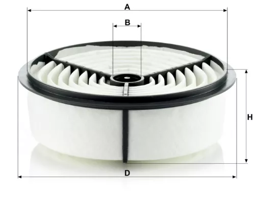 Levegőszűrő Mann Filter C 2262