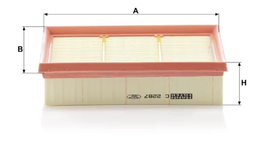 Levegőszűrő Mann Filter C 2287