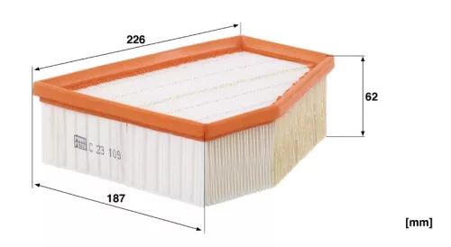 Levegőszűrő Mann Filter C 23 109