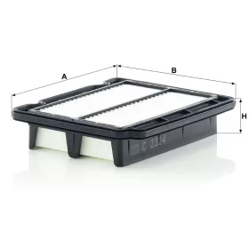 Levegőszűrő Mann Filter C 2324