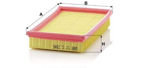 Levegőszűrő Mann Filter C 2345