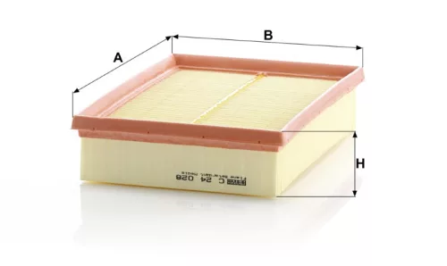 Levegőszűrő Mann Filter C 24 028
