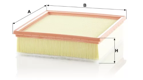 Levegőszűrő Mann Filter C 24 049