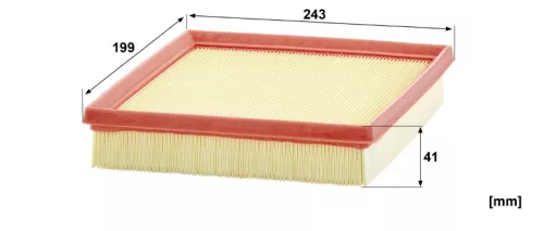 Levegőszűrő Mann Filter C 24 078
