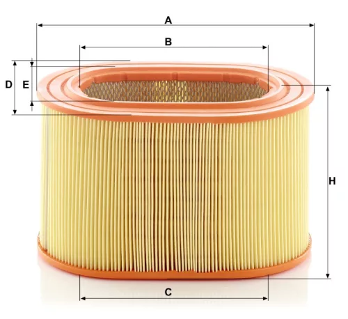 Levegőszűrő Mann Filter C 24 135
