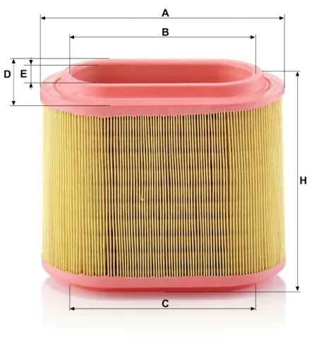 Levegőszűrő Mann Filter C 24 196