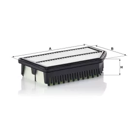 Levegőszűrő Mann Filter C 25 016