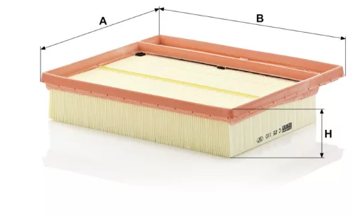 Levegőszűrő Mann Filter C 25 110-2