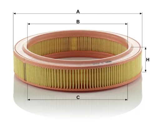 Levegőszűrő Mann Filter C 2534