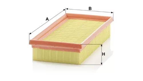 Levegőszűrő Mann Filter C 2554