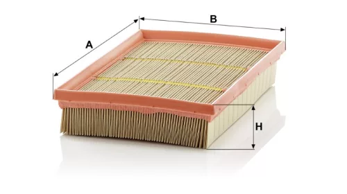 Levegőszűrő Mann Filter C 2589