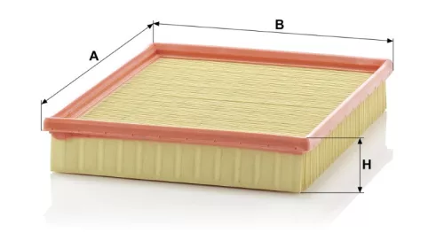 Levegőszűrő Mann Filter C 2598