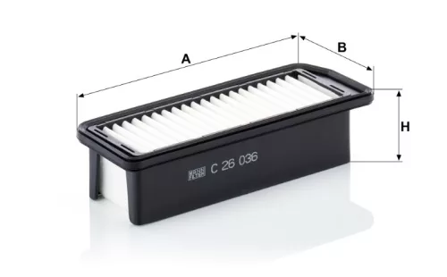 Levegőszűrő Mann Filter C 26 036