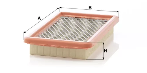 Levegőszűrő Mann Filter C 2666