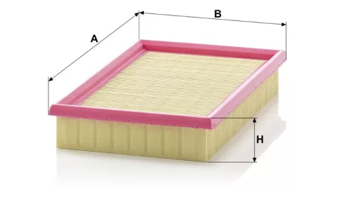 Levegőszűrő Mann Filter C 2668