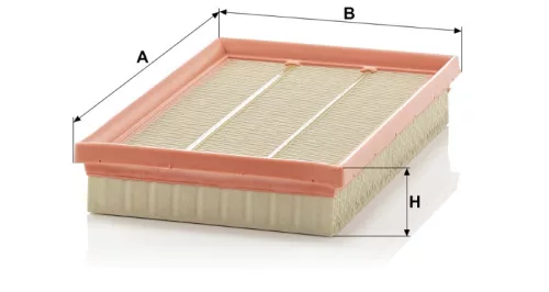 Levegőszűrő Mann Filter C 2683