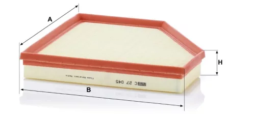Levegőszűrő Mann Filter C 27 045