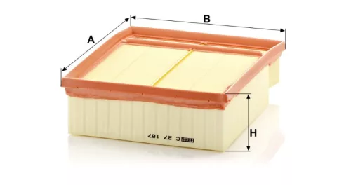 Levegőszűrő Mann Filter C 27 187
