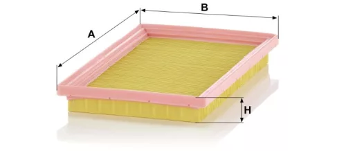 Levegőszűrő Mann Filter C 2742