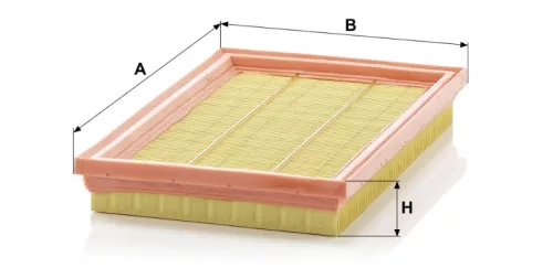 Levegőszűrő Mann Filter C 2748