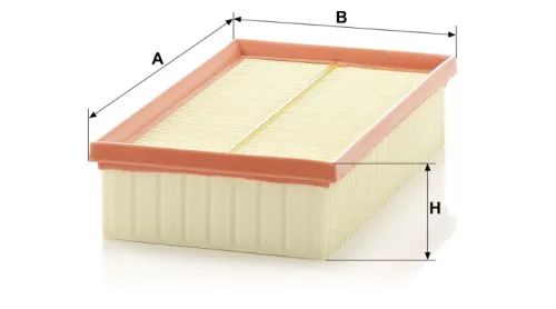Levegőszűrő Mann Filter C 2788