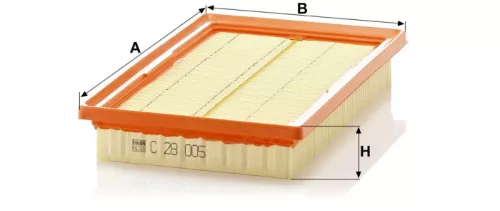 Levegőszűrő Mann Filter C 28 005