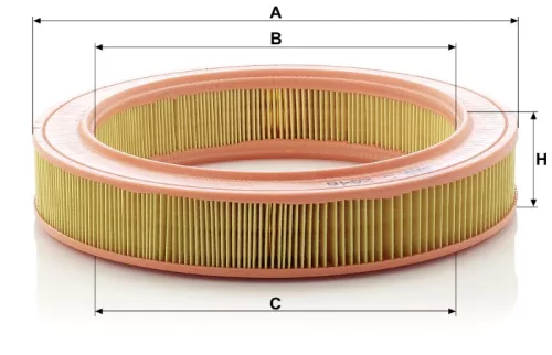 Levegőszűrő Mann Filter C 2846