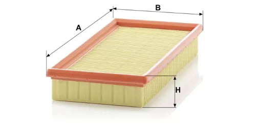 Levegőszűrő Mann Filter C 2860