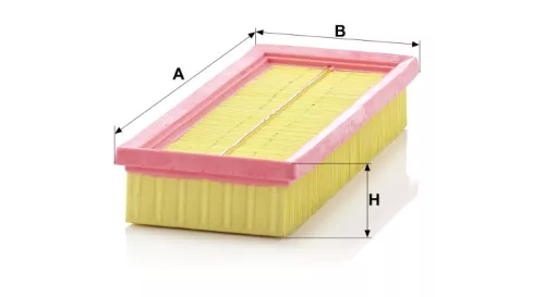 Levegőszűrő Mann Filter C 2872