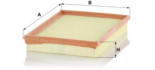 Levegőszűrő Mann Filter C 2880