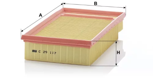 Levegőszűrő Mann Filter C 29 117