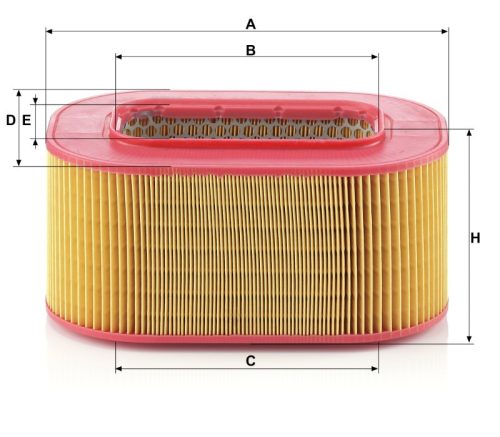 Levegőszűrő Mann Filter C 29 200