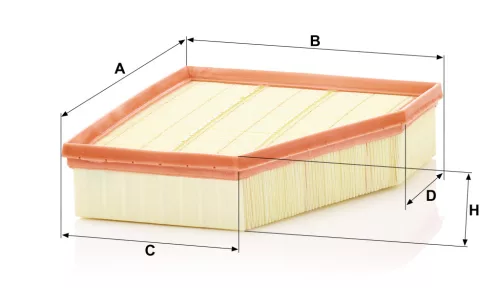 Levegőszűrő Mann Filter C 29 230