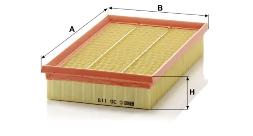 Levegőszűrő Mann Filter C 30 115