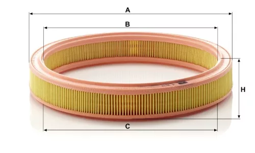 Levegőszűrő Mann Filter C 3034