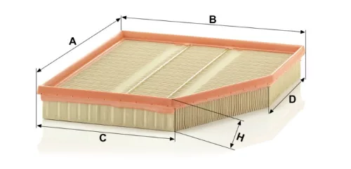 Levegőszűrő Mann Filter C 31 149