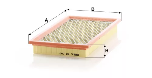 Levegőszűrő Mann Filter C 33 007