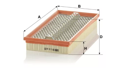 Levegőszűrő Mann Filter C 33 102
