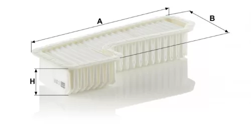 Levegőszűrő Mann Filter C 3318