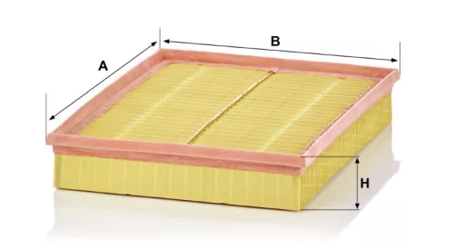 Levegőszűrő Mann Filter C 33 189