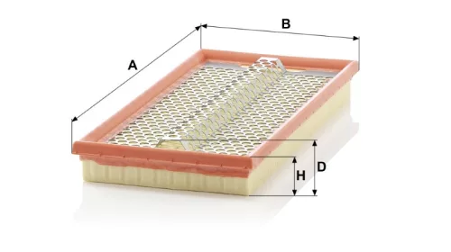Levegőszűrő Mann Filter C 3388
